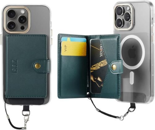 for Apple Magsafe Wallet,PU Leather Magnetic Wallet for iPhone 17/16/15/14/13/12