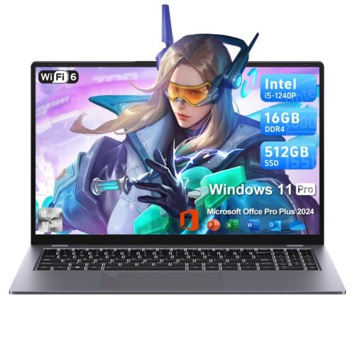 Gaming-Laptop-Computer, 12th Gen 12-Core i5-1240P (Beat i5-12450H, Up to 4.4GHz)