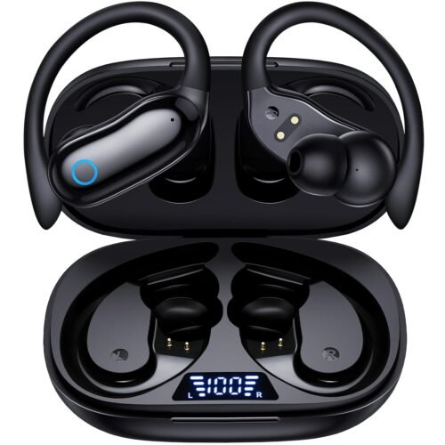 GNMN Active Noise Cancelling Ear Buds Wireless Earbuds 96hrs Playback Bluetooth Headphones IPX7
