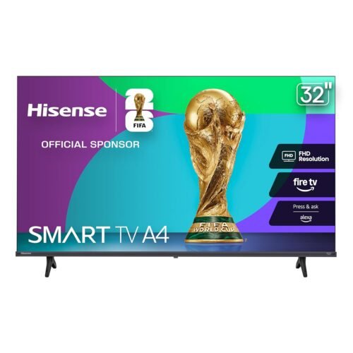 Hisense 32-Inch Class A4 Series FHD 1080p Smart Fire TV (32A4NF, 2025 Model) – DTS Virtual: X, Slim Bezel Design, Alexa Built in