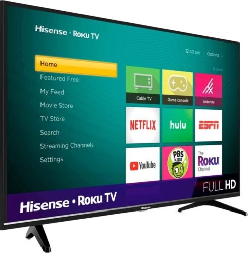 Hisense 40-Inch Class H4 Series LED Roku Smart TV with Alexa Compatibility (40H4F,
