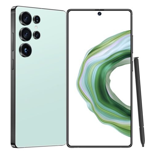 I25 Ultra Smartphone 12+512GB | Android 14 | Snapdragon 8 Gen 3 | 68MP+108MP Dual Camera | 7000mAh Battery | 6.99″ FHD+ Display | Outperform Competitors in Speed & Power (Cyan)