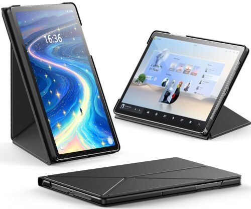 INFILAND Case for Samsung Galaxy Tab A9+/A9 Plus 11 Inch 5G, Black | Slim Foldable Cover | Horizontal/Vertical Stand | For Galaxy Tab A9 Plus Visit the INFILAND Store