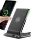 INIU Wireless Charger, 15W Fast Qi Certified Wireless Charging Station with Sleep-