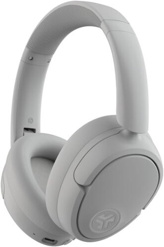 JLab JBuds Lux ANC Wireless Headphones, Cloud White, Hybrid Active Noise Cancelling, Customizable