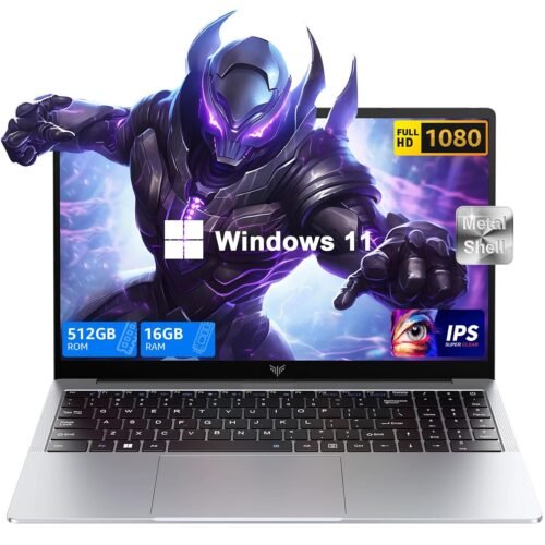 Laptop, Laptop Computer with Intel N97 Processor(Up to 3.6GHz),