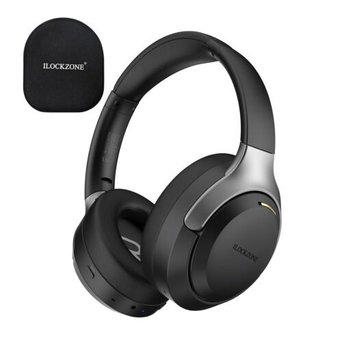 LC30Pro Hybrid Active Noise Cancelling Headphones, 100H Playtime Bluetooth Headphones, HiFi Audio