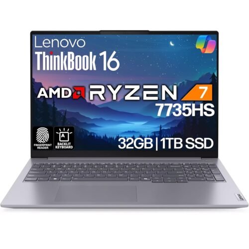 Lenovo ThinkBook 16 G7 Business Laptop, 16” FHD+, AMD Ryzen 7