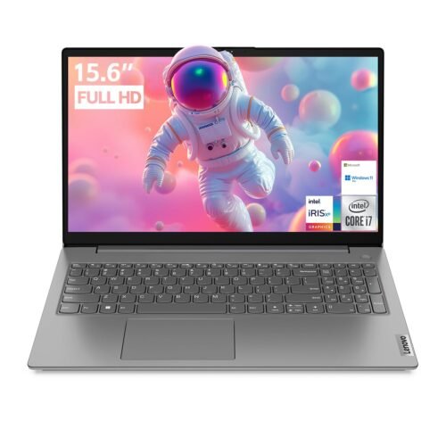 Lenovo V15 Laptop for Business, Home, Student | 15.6″ FHD Anti-Glare Display | Intel Core i7-1255U | 16GB RAM | 512GB SSD | HDMI | Type-C | RJ-45 | Numeric Keypad | Webcam | Wi-Fi 6 | Windows 11 Pro