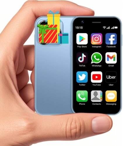 Mini Smartphone XS15,3G 3.0 Inch HD 2GB+16GB