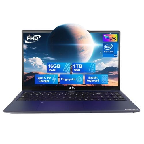 NIMO 15.6 IPS-FHD-Laptop, 16GB RAM 1TB SSD Intel Pentium Quad Core N100, Backlit Keyboard Fingerprint (Beat to i3-1115G4 Up to 3.4GHz) Computer for Student-Home WiFi 6 BT5.2 Win 11 Visit the NIMO Store 4.5 4.5 out of 5 stars   (691) | Search this page