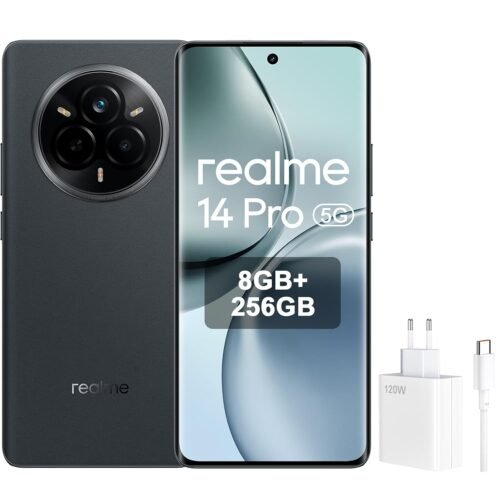 realme 14 Pro Dual-SIM 256GB ROM + 8GB RAM (GSM Only | No CDMA) Factory Unlocked 5G Smartphone (Suede Grey) – International Version