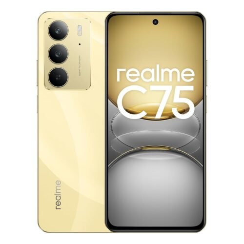 realme C75 Dual-SIM 256GB ROM + 8GB RAM (GSM Only | No CDMA) Factory Unlocked 4G/LTE Smartphone (Gold) – International Version