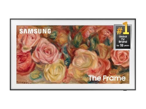SAMSUNG 55-Inch Class QLED 4K LS03D The Frame Series Quantum HDR Smart TV w/Dolby Atmos, Art Mode, Anti-Reflection,