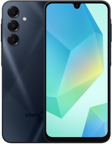 SAMSUNG Galaxy A16 5G (SM-A166M/DS), 256GB 8GB RAM, Dual SIM, Factory Unlocked GSM, International Version (25W Power Adapter Bundle) – (Blue Black)