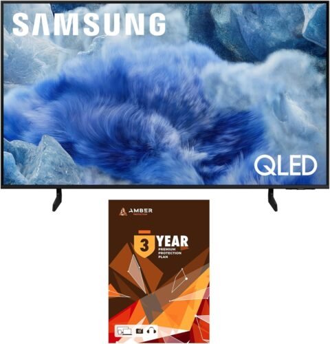 Samsung QN43Q8FAAFXZA 43 Inch Class QLED Q8F 4K Vision AI Smart TV with 3 Year
