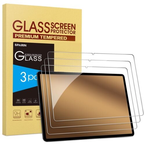SPARIN 3 Pack Screen Protector for Samsung Galaxy Tab A9 Plus 11″ | Tempered Glass | Case Friendly | Anti Scratch | Compatible with Galaxy Tab A9+ 5G (SM-X210/X216/X218)