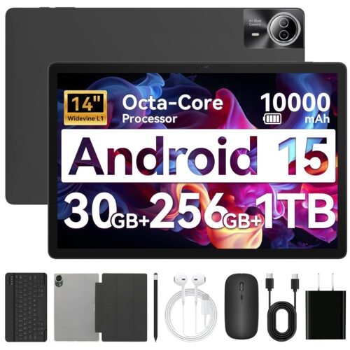 Tablet｜14 inch Android 15 Tablet｜30GB RAM 256GB ROM｜1920 *