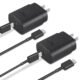 Type C Charger, 2-Pack 25W Type C Fast Charging Block