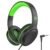 UKELALA Green Wired Headphones for Boys Portable On Ear Youth Headphones for School Airplane Travel Lightweight