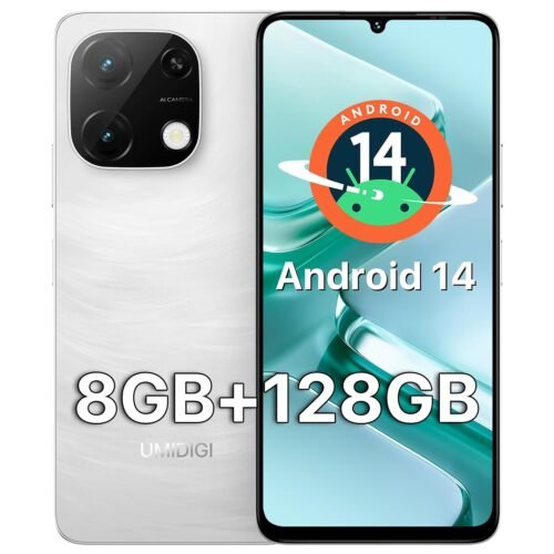 UMIDIGI G9T Cell Phone, Android 14 Smartphone Unlocked, 6.75″ HD+ 90Hz