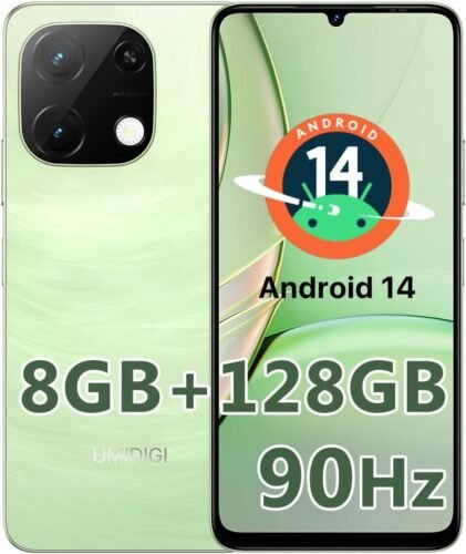 UMIDIGI G9T Unlocked Cell Phone, Dual 4G SIM, 4GB+128GB/1TB TF, Android
