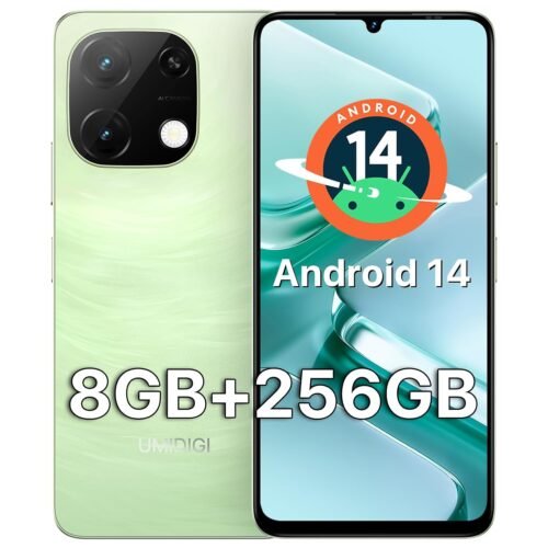 UMIDIGI Unlocked Phone,G9T Android 14 Cell Phone,8(4+4)+256GB 1TB Octa-Core,6.75″ HD+ Smartphone,5000mAh,AI Face & Fingerprint Unlock,4G Dual SIM Phone,GPS,FM Radio,Unlocked Android Phones Visit the UMIDIGI Store 5.0 5.0 out of 5 stars   (4) | Search this page This item cannot be shipped to your