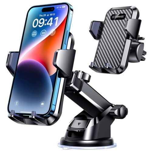 VANMASS 【85+LBS Strongest Suction & Military-Grade 2025 Ultimate Car Phone Mount【Patent & Safety Certs】 Cell Phone