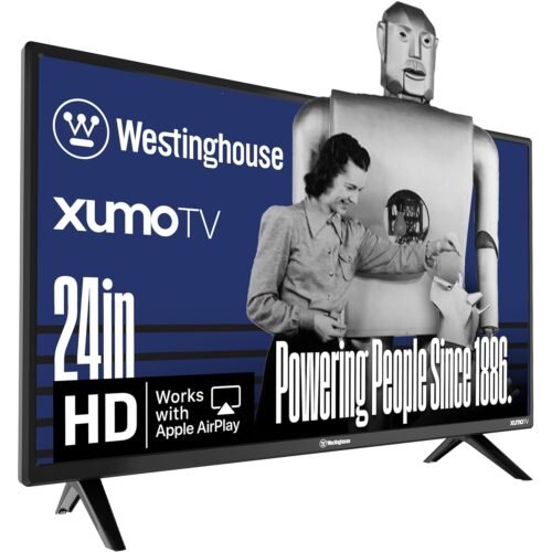Westinghouse 24-inch Smart TV, HD Xumo TV with Voice Remote, Flat Screen Television w/Dolby Atmos, Bluetooth, Apple AirPlay, Wi-Fi