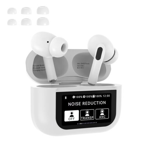 Wireless Bluetooth Ear Buds Noise Cancelling Smart